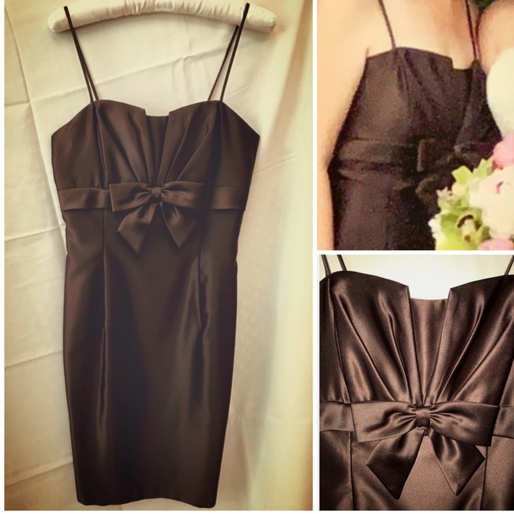 Scott McClintock Brown Cocktail Dress - Size 10